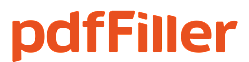pdfFiller logo, pdfFiller homepage