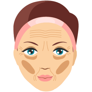 anti-aging facial treatment with dermal filler and tox