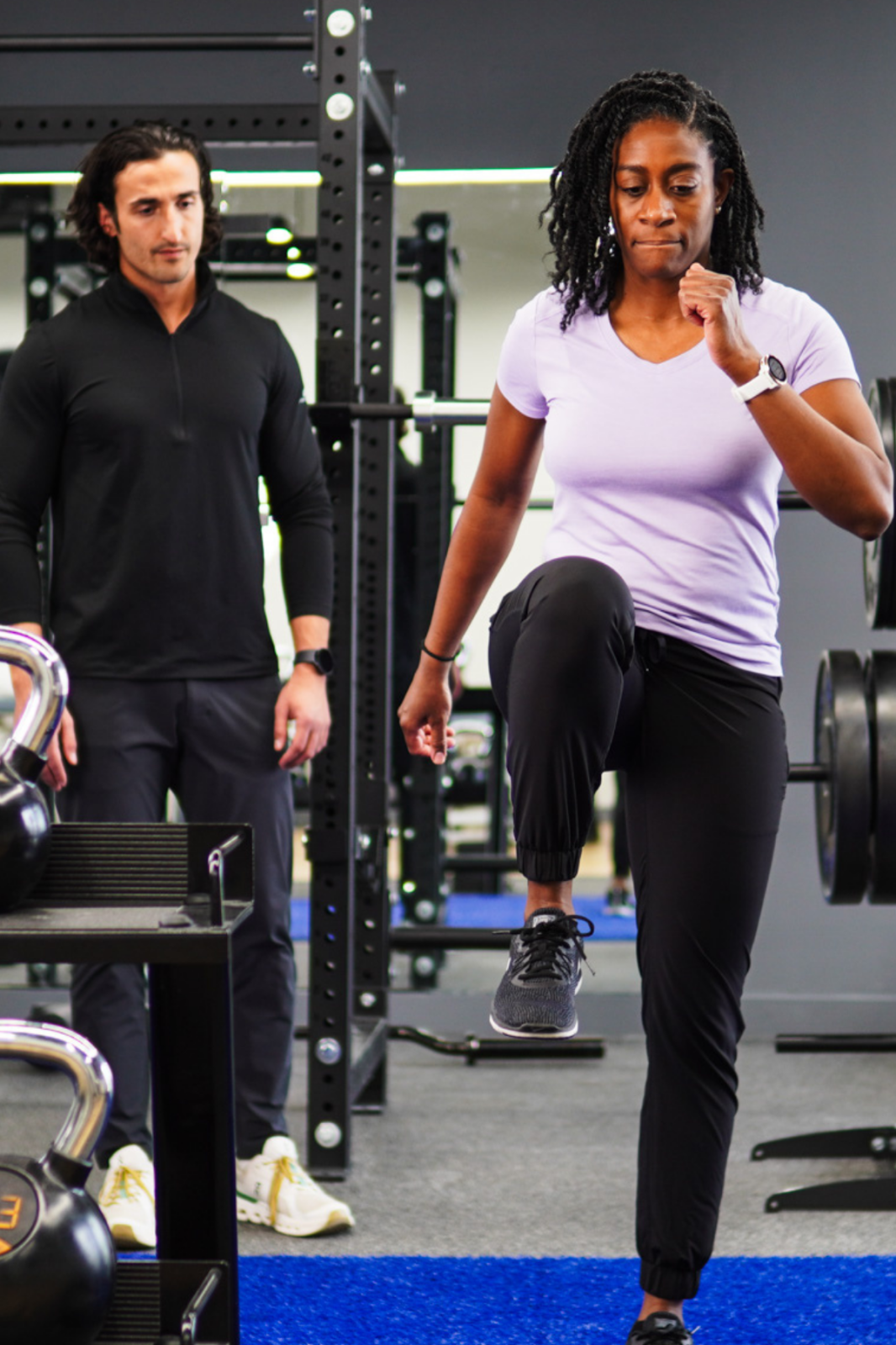 Abstract pink and purple ribbon shapes on a dark blue background