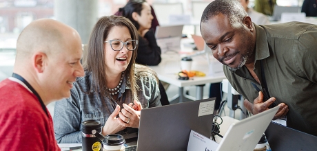 Three Executive Education working together