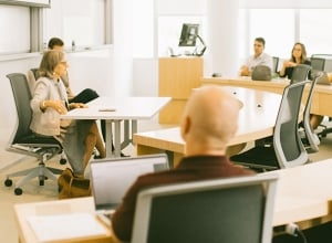 Syracuse University College of Law classroom