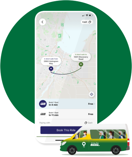 Green Bay Metro On Demand gets your to your plans, work, errands and more with affordable rides that come to you