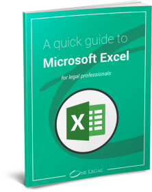 Excel for legal professionals