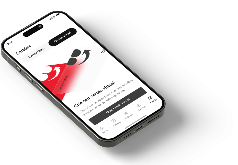 Imagem do iPhone 15 com o cartão elo iFood na tela de pagamentos