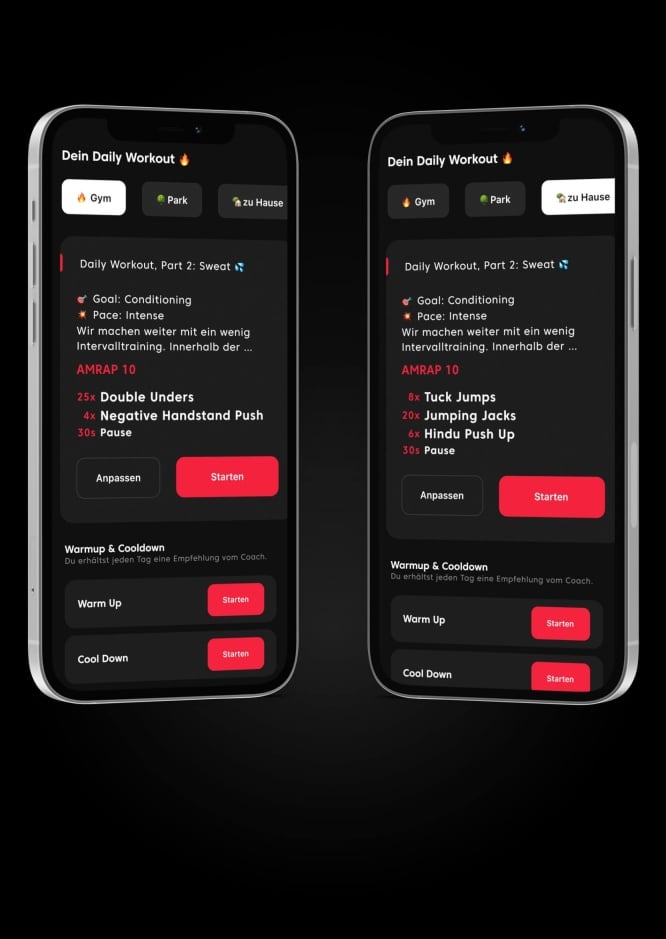 Zwei Workouts im Vergleich: Zu Hause trainieren oder im Fitnessstudio trainieren