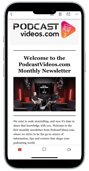 PodcastVideos.com Newsletter Preview