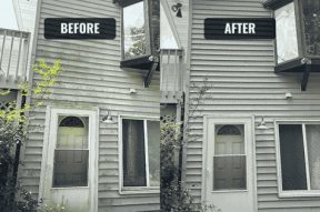 House Washing Before & After
