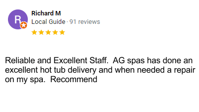 Hot Tub Delivery Testimonial