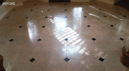 Marble Floors - Before