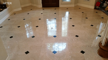Marble Floors - After