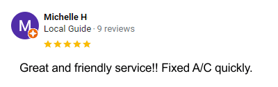 AC Repair Testimonial