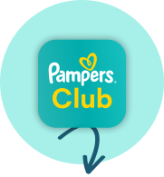 Bubble mit "Pampers Club"-App-Icon