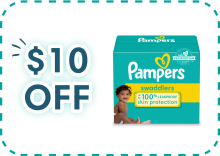 ten dollars off coupon for diapers