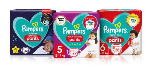 Pampers packshots