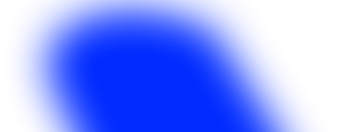 Blue glow behind Artist