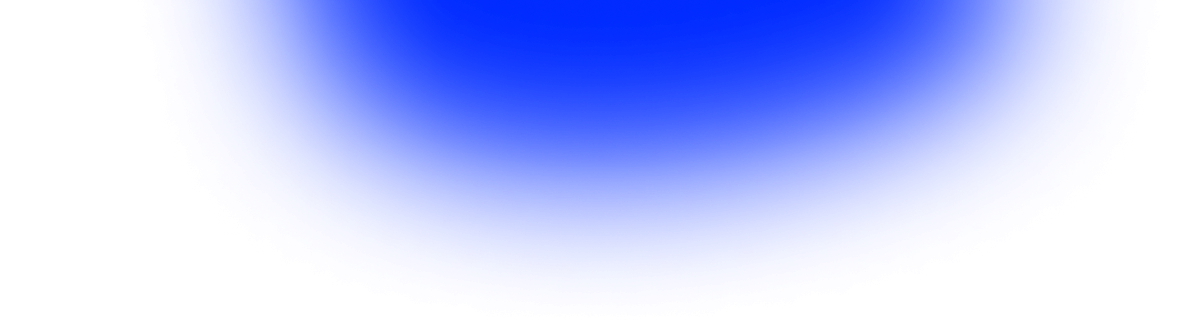 Blue glow behind Artist