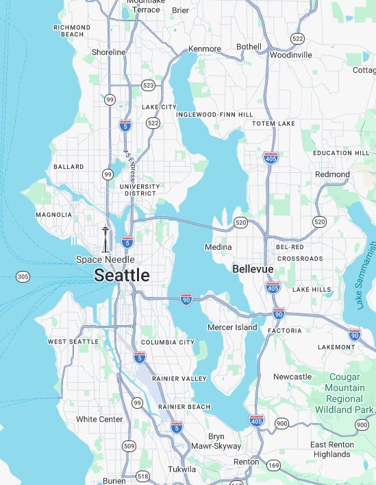 google maps screenshot 7 star towing seattle