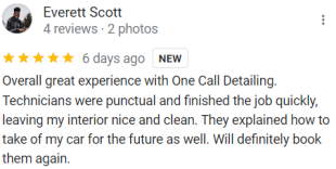 one call detailing review 1