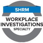 SHRM Workplace Investigations Specialty Credential Badge