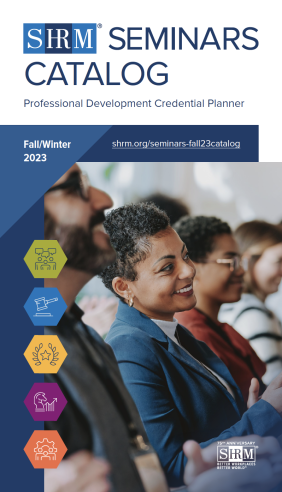 Access the SHRM Seminars Fall/Winter Catalog 2023