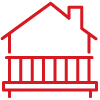 deck and house icon