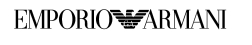 Logo of Emporio Armani, one of the eyewear brands you'll find at Dynamic Vision Optometrists.