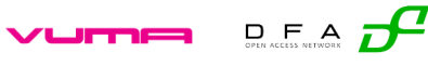 Logos of Vumatel and Dark Fibre Africa