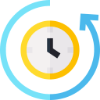 Icon Illustrating Zoho Expert Consultants Saving Time