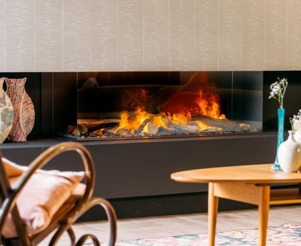 Poêle a bois design