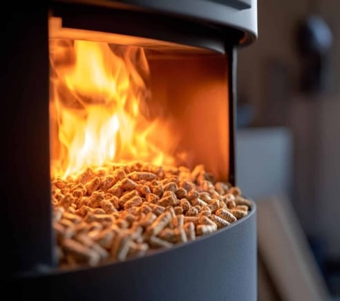 Poêle a granulé allumage