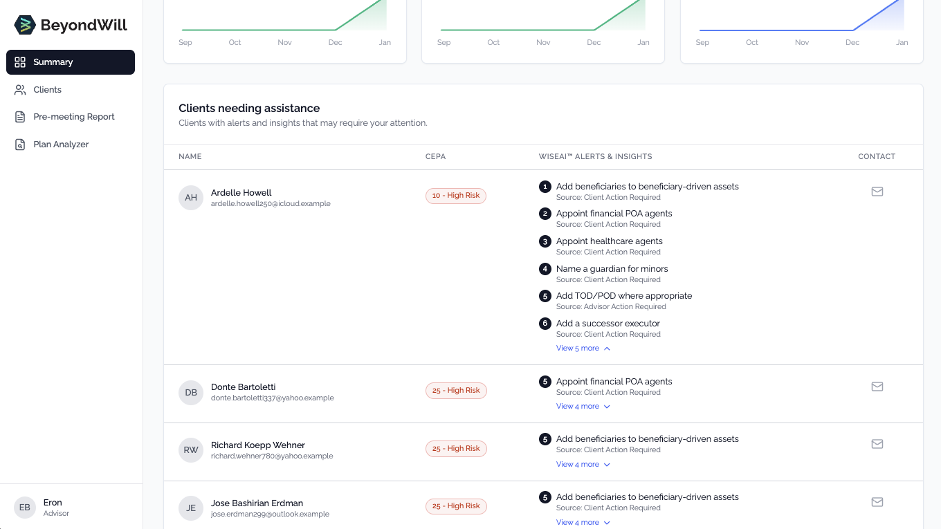 Abstract dark blue folded layers against a deep navy background