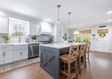 new counters, kitchen renovations
