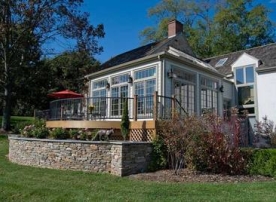 Fort Wayne 3-season room with Eze Breeze windows by Fort Wayne porch builder