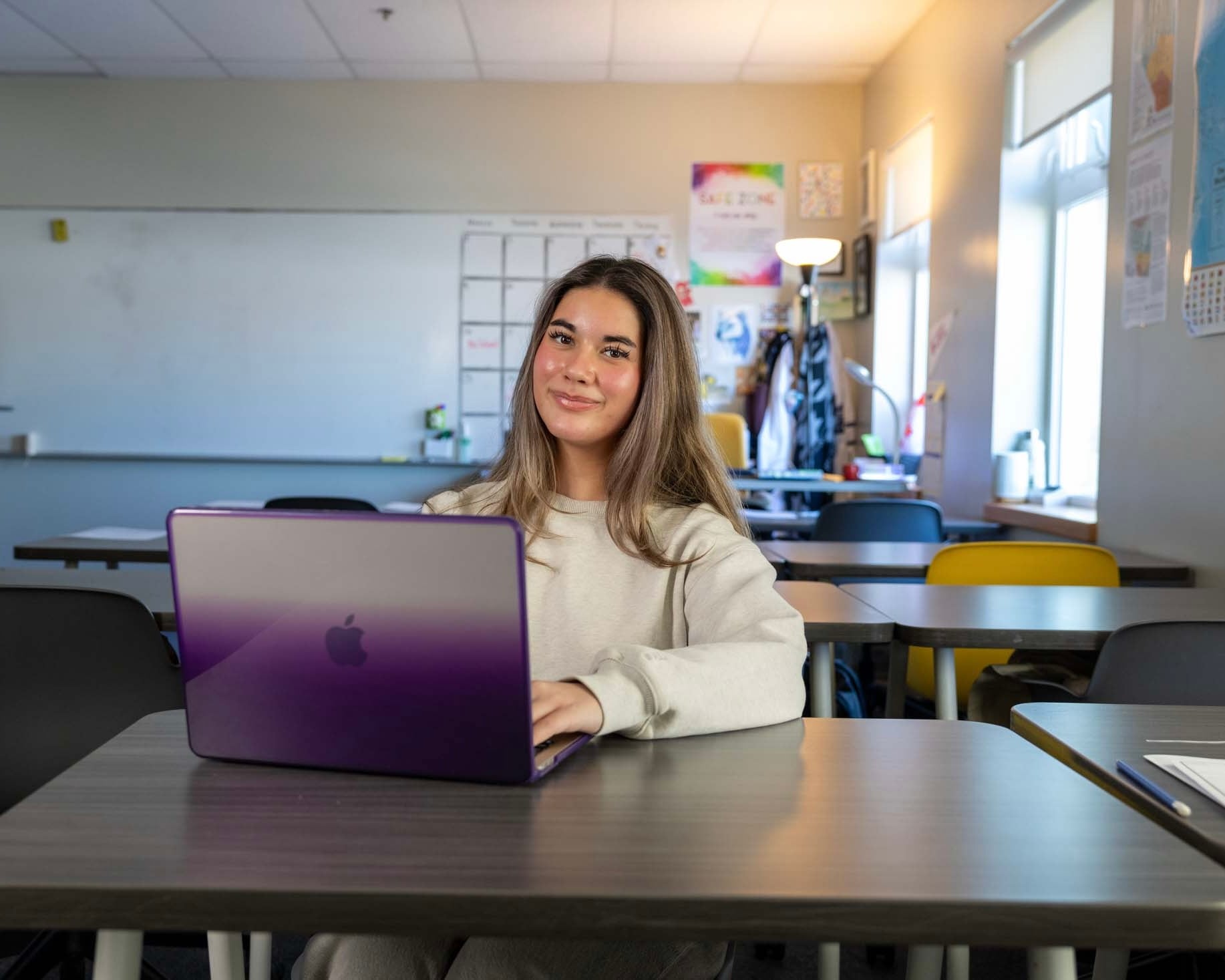 Abstract gray folded ribbon-like layers on a soft light background