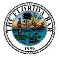The florida bar association logo