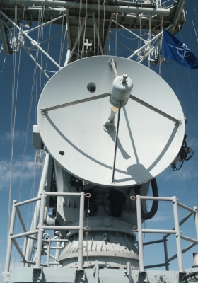 Secure sattellite communication soldier