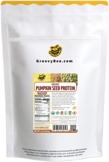 050742585327-Groovy-Bee®-Organic-Pumpkin-Seed-Protein-Powder-12oz-(340g)-6x