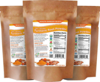 100% Organic Turmeric Root Powder x3