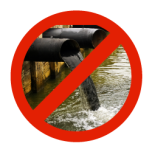 Water pollution icon
