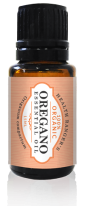 Oregano essential oil bottle