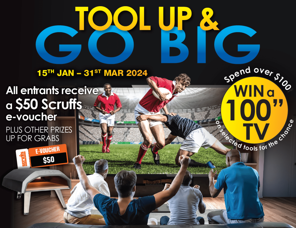 Tool Up and Go Big Promotion Header