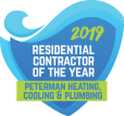Peterman Heating Cooling Plumbing - 2019 Residential Contractor Of The Year