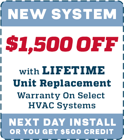$1,500 OFF New HVAC System from Peterman Brothers