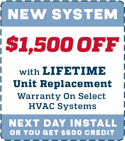 $1,500 OFF New HVAC System from Peterman Brothers