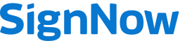 SignNow logo, SignNow homepage