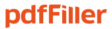 pdfFiller logo, pdfFiller homepage