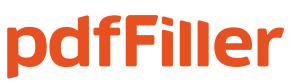 pdfFiller logo, pdfFiller homepage