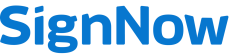 SignNow logo, SignNow homepage