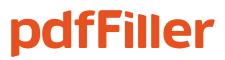 pdfFiller logo, pdfFiller homepage