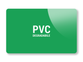tessera pvc degradabile